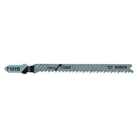 BOSCH T101B Jigsaw Blade,High Carbon Steel,PK5