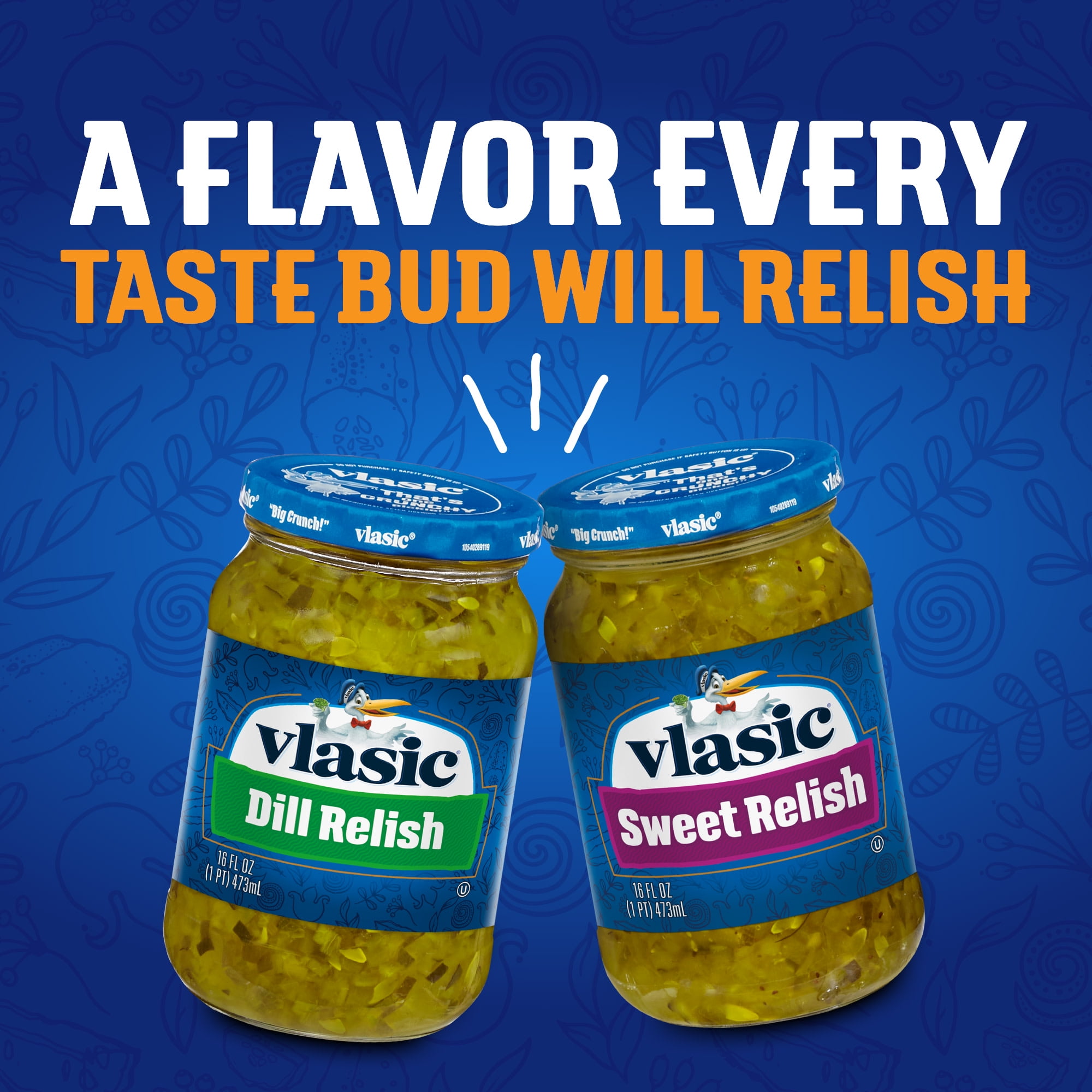 Vlasic Dill Relish, Keto Friendly, 10 fl. oz.