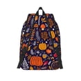 thumbnail image 2 of Lsque Whimsical Autumn Forest Pattern Canvas Daypack, Durable Backpack, High-quality Versatile Backpack,Vintage Compact Backpack-Medium, 2 of 6