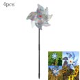 thumbnail image 3 of Pinwheel Orchard Repelente de pájaros Repelente de pájaros Repelente de pájaros reflectante para proteger jardín, huerto, patio, techo, más seguridad, instalación de imagen de referencia, 4 piezas Namotu ZH-450, 3 of 7