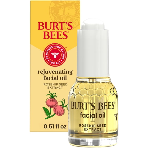 Burt's Bees Facial Oil, 0.51 fl. oz. Bottle