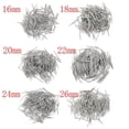 thumbnail image 3 of thinsony 200pcs Stainless Steel Curved Spring Bar Pins Link for Watch Band 18mm, 3 of 7