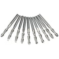 thumbnail image 4 of Lukcase 1/8" Shank Ball Nose 2 Flutes Carbide End Mills CNC Router Bits Double Flute Spiral Set Tool, 4 of 4