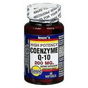 Basics Vitamins Coenzyme Q-10 Softgels, 200 mg, 48 Count