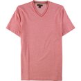 thumbnail image 1 of Tasso Elba Camiseta básica con cuello en V Birdseye para hombre, rojo, XX-Large, 1 of 1