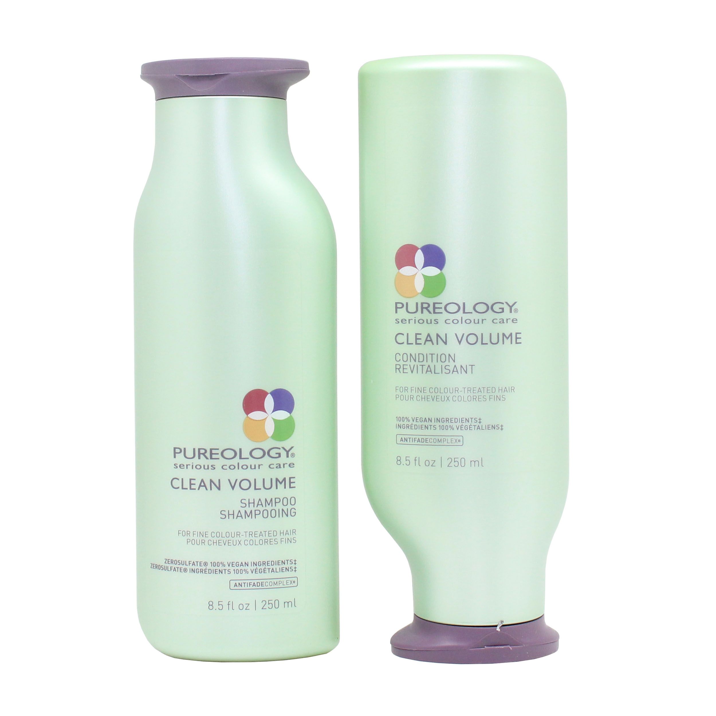 Pureology Hair Care Clean Volume Shampoo Conditioner 8.5oz COMBO