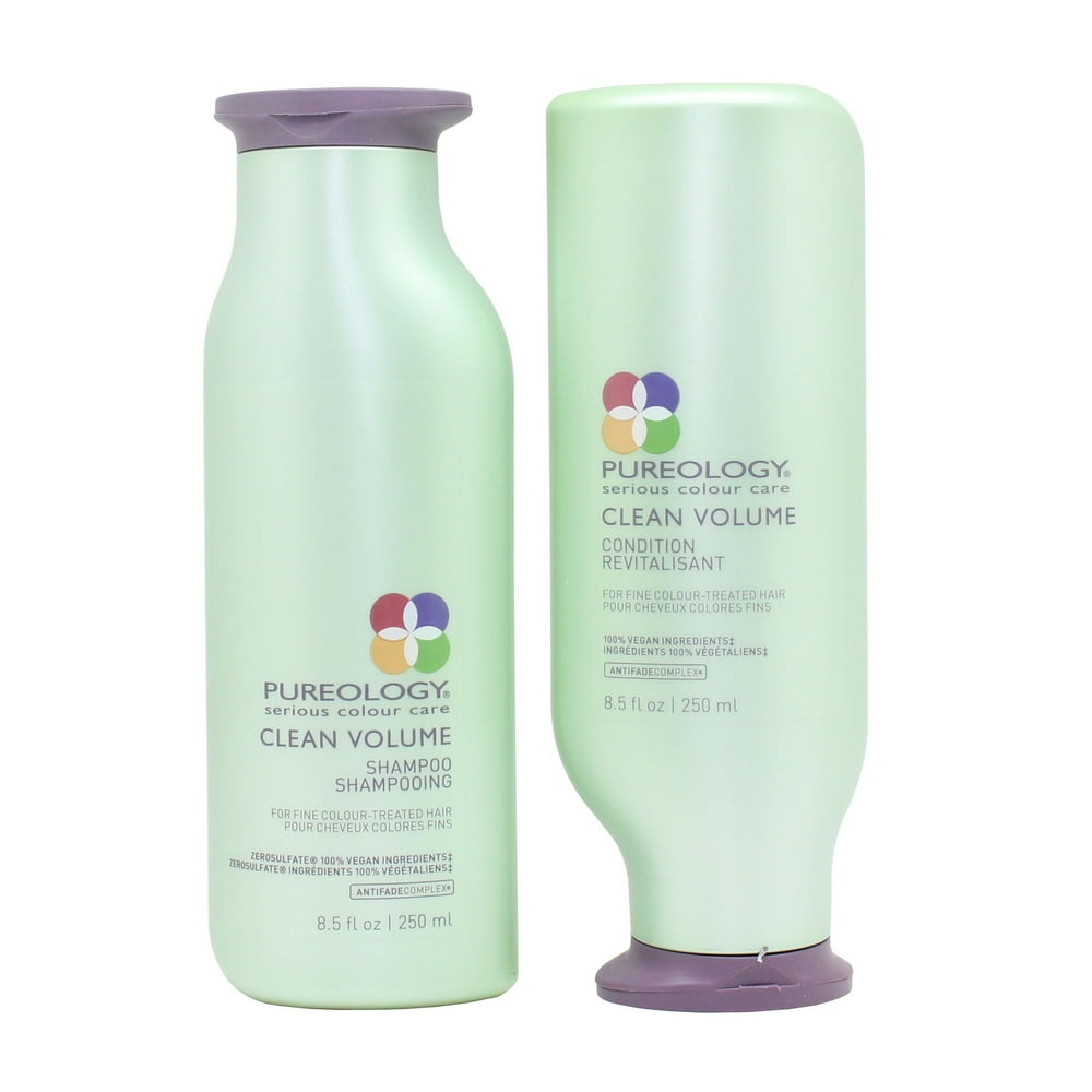 Pureology Hair Care Clean Volume Shampoo Conditioner 8.5oz COMBO