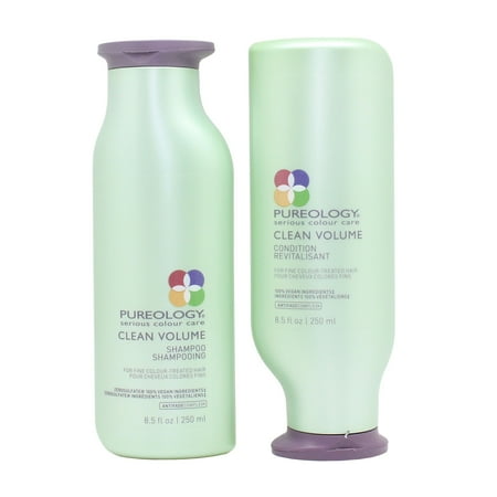Pureology Hair Care Clean Volume Shampoo Conditioner 8.5oz COMBO