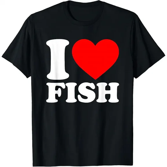 I Love Fish, I Heart Fish T-Shirt