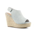 thumbnail image 1 of BLISSFUL STEP Women's Espadrilles Platform Heel Wedges Sandals Grey 8, 1 of 8