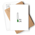 thumbnail image 1 of Life Energy Progress Bar 23 Percent Youth Young Postcards Envelopes Blank Note Cards Mailing, 1 of 4