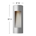 thumbnail image 2 of Hinkley Lighting - Two Light Wall Mount - Luna - 2 Light Medium Outdoor Wall, 2 of 2