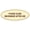 Ivory/Dark Brown, variant on Signs ByLITA Oval Please Clean Microwave After Use Sign - Laser-Engraved Lettering | Durable ABS Plastic | Vibrant Colors | Powerful Foam Tape (White) - Small