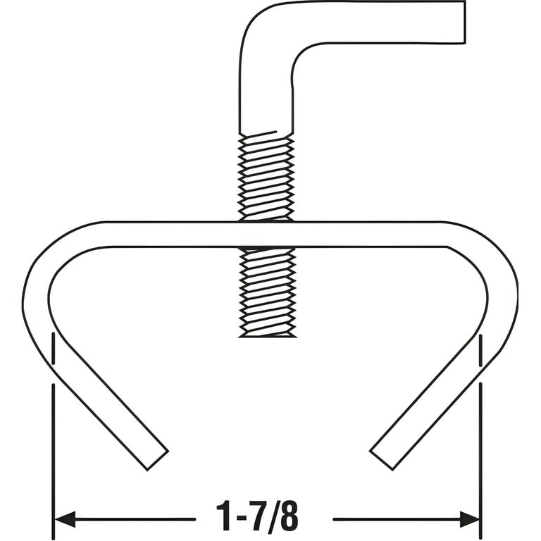 1 1 4 in. Steel Bed Frame Rail Clamp 2 pack