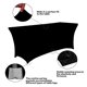 thumbnail image 2 of Mantel IVAPUPU Spring de 6 pies para mesa rectangular negro, 2 of 6
