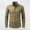 Khaki, variant on Zysthvn Long Sleeve Men Shirts Fall Dress Casual T Shirts for Men with Pockets Button Lightweight Turn Down Collar Solid Tops