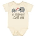 thumbnail image 3 of Inktastic Grandaddy Loves Me Elephant Boys or Girls Baby Bodysuit, 3 of 5