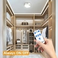 thumbnail image 4 of Tsothea Ceiling Light Wireless Motion Sensor Battery Operated with Remote 400LM Dimmable 3000K/6000K, 4 of 7