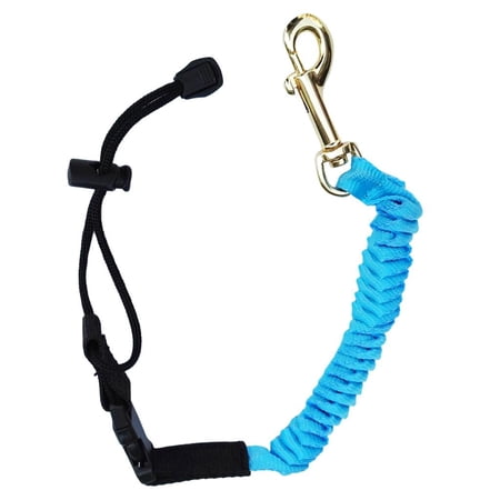 Kayak Canoe Boat Fishing Rod / Paddle Leash Rod Leash Retractable - Blue