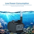 thumbnail image 4 of Mistaha Mini Electric Water Pump with 600L/H Flow Rate and 2.2m Lift Height - Portable USB Powered Fountain Pump for Fish Tank, Pond, Aquarium - Safe, Quiet, and Low Power Consumption, 4 of 6