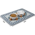 thumbnail image 2 of Absorbent Dog Bowl Mat, 16"x124" Boho Dog Food Mat, Cat Food Mat for Protect Floors, Waterproof Cute Pet Food Mat with Non-Slip Rubber, Pet Feeding Mat, 2 of 6