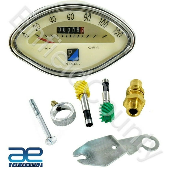 SPEEDOMETER + SPARE PARTS 100 KMH VESPA 150 VBB1T VBB2T VBB GL GTGS SPRINT