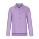 thumbnail image 5 of Suéteres para mujer,Camisa de lino abotonada para mujer, blusa de manga larga con cuello en V y bolsillo, blusa informal tipo túnica para el trabajo, sopatenor, 5 of 9