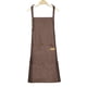 thumbnail image 1 of Delantal de poliéster impermeable a rayas con bolsillo para mujer, 1 of 1