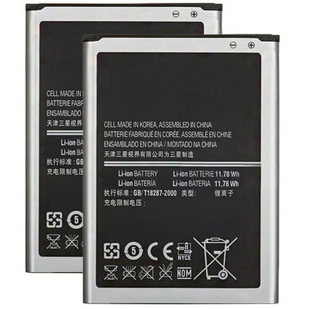 2x EB-B800BUBE Samsung Galaxy Note 3 III Extended Battery (Best Extended Battery For Note 4)