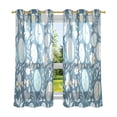 thumbnail image 6 of Yayeee Window Curtains Set of 2 for Living Room Light Filtering 63"x42", Easter Eggs, 6 of 7