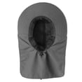 thumbnail image 6 of Falari Outdoor Sun Hat, Wide Brim with Neck Flap, Safari Hiking Gardening Fishing Hat - Gray, 6 of 6