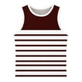 thumbnail image 5 of Kaemgyyd Boys Girls Sleeveless Tops Children Casual Basic Crew Neck Tank Shirt Fashion Soft Stripe Tee Clothes 3-15 Years, 5 of 6
