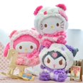 thumbnail image 2 of Juguetes de peluche de Hello Kitty de gran tamaño, accesorios de decoración del hogar, muñeco de Pachacco de peluche, Cinnamoroll, Kuromi, Sanrio, 2 of 4