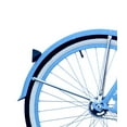thumbnail image 5 of Wonder Wheels 26" Beach Cruiser Coaster Brake Stainless Steel Spokes One Piece Crank Alloy Baby Blue Rims 36H W/ Fenders - Baby Blue, 5 of 10