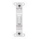 thumbnail image 1 of Placa adaptadora de plástico Leviton Toggle, sin agujeros, blanca, 1 of 1