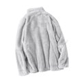 thumbnail image 5 of LYXSSBYX Women Long Sleeve Shacket Jacket Hot Sale Clearance Fashion Women Casual Zipper Solid Winter Lengthened Plush Long Sleeve Outwear, 5 of 9