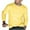 Yellow, variant on TFEOQRY Men's Crew Neck Sweater Solid Knit Long Sleeves Lightweight Casual Pullover for Fall Winter Warmth Top Olive Green