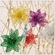 thumbnail image 5 of GOOHOCHY 24 Flores Decorativas Artificiales Navideñas con Brillo para el Hogar, 5 of 7