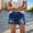 Dark Blue women's ripped denim shorts a1, variant on Women's High Waisted Ripped Jeans Shorts Distressed Casual Denim Shorts Summer Party Beach Lounge Outfits, Navy 2XL