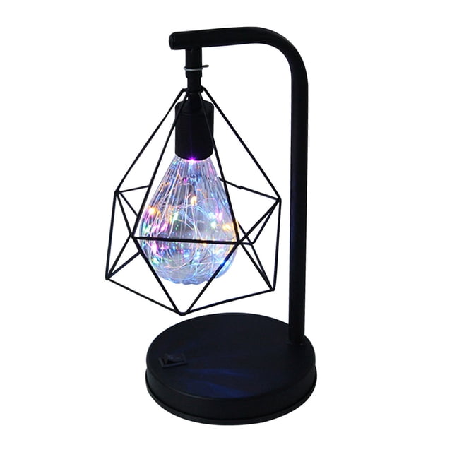 Cateissary Lámpara de Hierro LED Luz de noche Nórdica Decoración de cabecera Iluminación para dormitorio Sala de estudio Iluminación y accesorios No.02 Cateissary HA007027-02