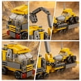 thumbnail image 3 of 10 in 1 Engineering Vehicle , Creative Building Blocks Toys Kit Gifts for kids, Combination Stack Transformation Block Toy for Boys & Girls 6+, 291Pcs, 3 of 8