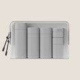 thumbnail image 1 of 5pcs Cosmetics Split Bottle Multiple Colors Portable Soft Touch Cream Travel Dispenser Bottles Set for Lotion Cleanser Shampoo (grey), 1 of 7
