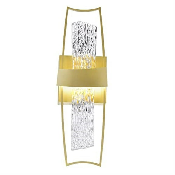 CWI Lighting Guadiana 5 in LED Satin Gold Wall Sconce - Satin Gold