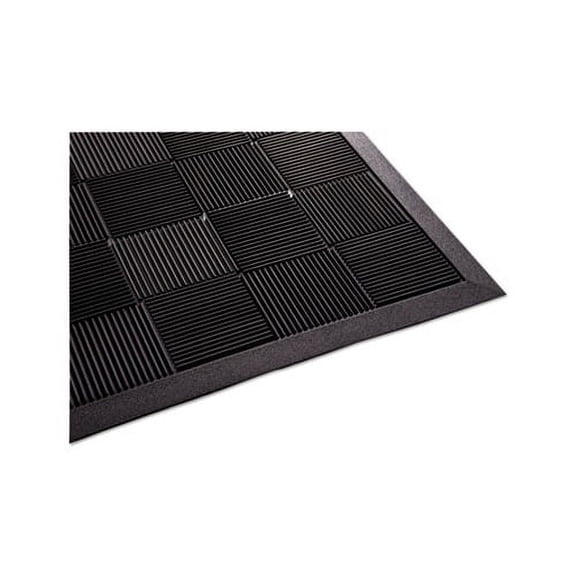 Parquet Wiper Scraper Mat 24 x 36, Black