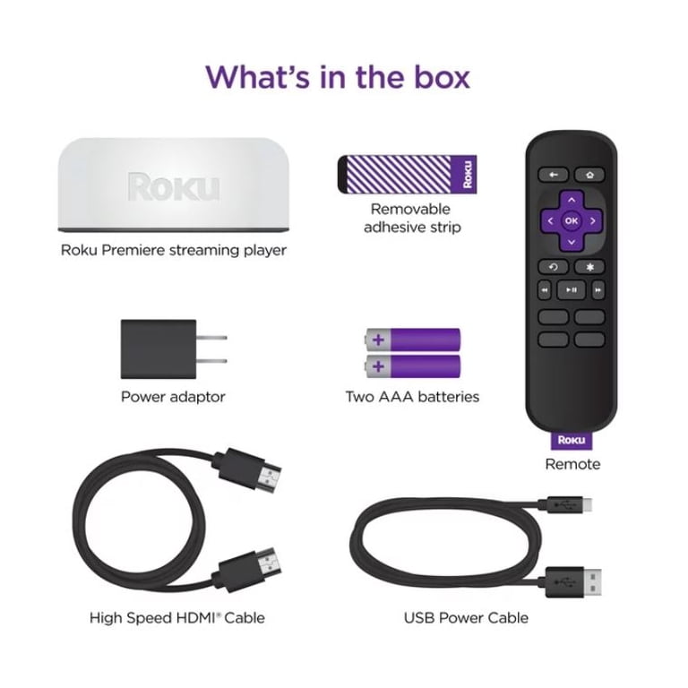 【中古】Roku Premiere+ Streaming Media Player by Roku Amazon.com: Roku Premiere+ 4K HDR Streaming Player : Electronics