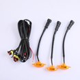 thumbnail image 2 of for GMC Yukon XL 2021 Car Front Grille LED Amber Light Raptor Style Cover 3Pcs, 2 of 3