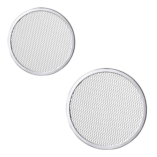 Bandeja para Pizza con Agujeros, Bandeja Antiadherente para Horno, Bandeja para Hornear Pizza Redonda