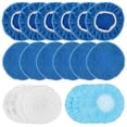 thumbnail image 2 of 20 almohadillas pulidoras para coche, capós de pulido de microfibra suave, kit de cubierta de encerado orbital para coche de 5 a 6 pulgadas, almohadilla de encerado automático duradera con capós de pu, 2 of 11