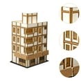 thumbnail image 6 of Kokiya 1/144 Building Model DIY Painting Micro Landscape Street City Scene Building A, 6 of 9
