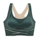 thumbnail image 1 of Sujetador deportivo ajustable sin aros de acero para mujer, ropa interior fina de talla grande sin costuras con hebilla delantera y parte trasera hermosa, 1 of 2